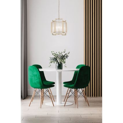 Brilagi - Kronleuchter mit Kette RAMOS 3xE14/60W/230V goldfarben