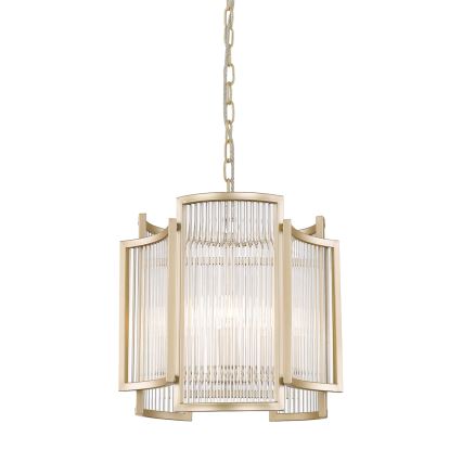 Brilagi - Kronleuchter mit Kette RAMOS 3xE14/60W/230V goldfarben