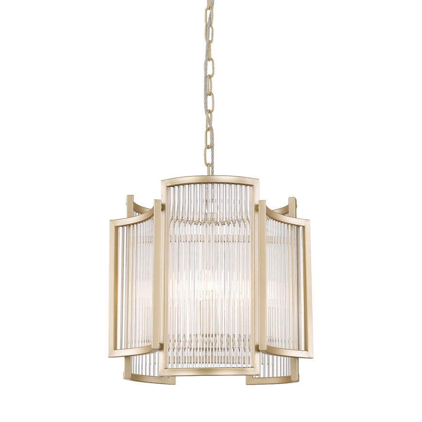 Brilagi - Kronleuchter mit Kette RAMOS 3xE14/60W/230V goldfarben