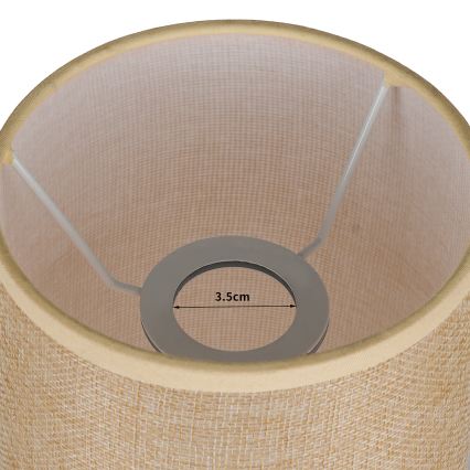 Brilagi - Lampenschirm für Tischlampe TABLON E27 Ø 14 cm beige