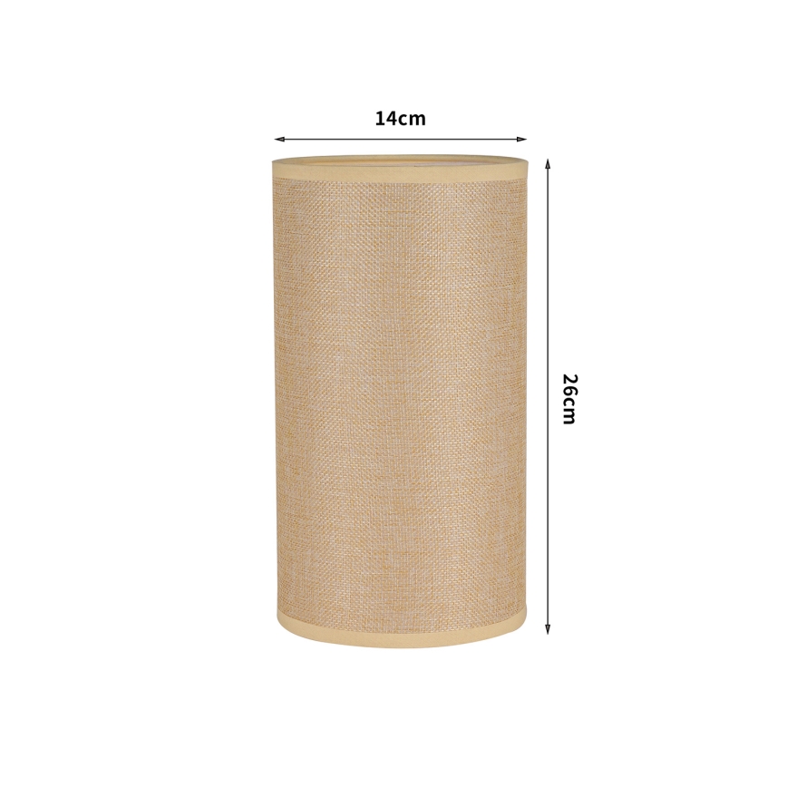 Brilagi - Lampenschirm für Tischlampe TABLON E27 Ø 14 cm beige