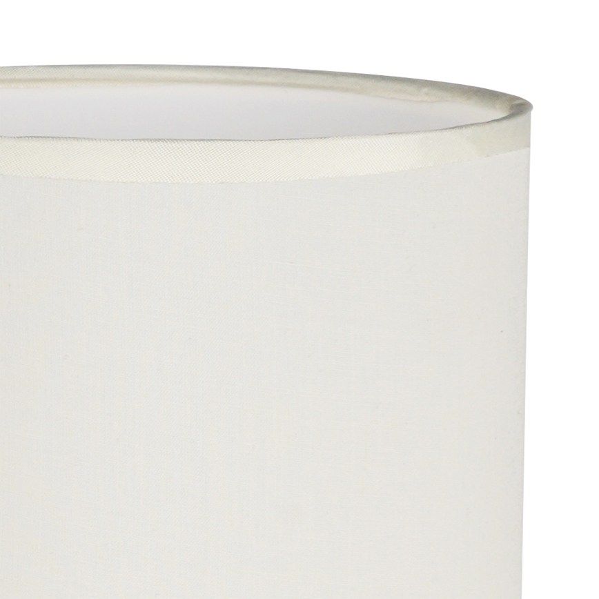Brilagi - Lampenschirm für Tischlampe TABLON E27, Ø 14 cm, cremefarben