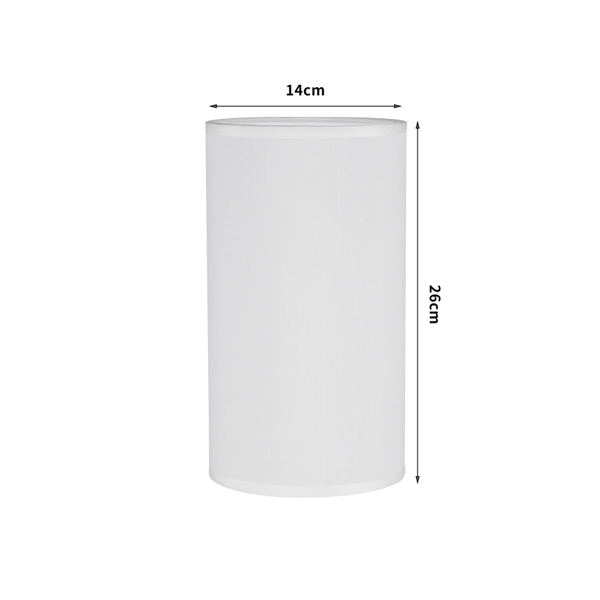 Brilagi - Lampenschirm für Tischlampe TABLON E27 Ø 14 cm weiß