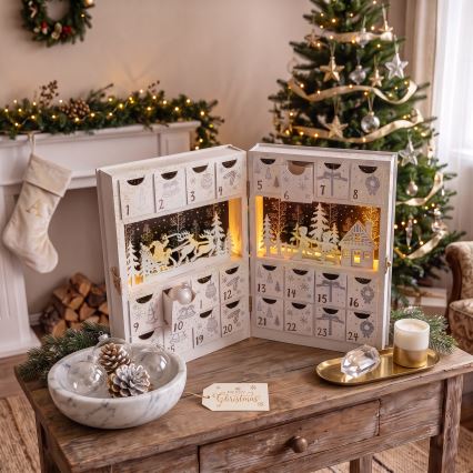 BRILAGI - LED Adventskalender LED/2xAA