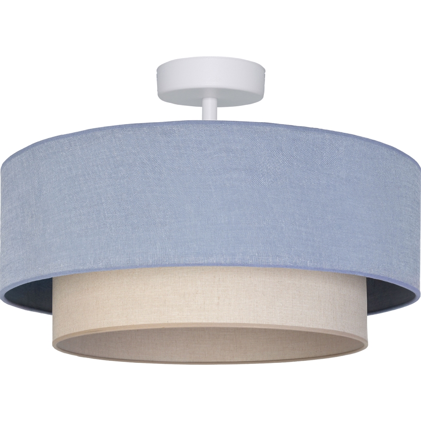 Brilagi - LED-Anbau-Deckenleuchte BOHO ECO 1xE27/10W/230V Ø 40 cm blau/creme
