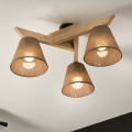 Brilagi - LED  Anbauleuchte ANTHONY 3xE14/40W/230V Eiche/braun