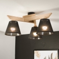 Brilagi - LED  Anbauleuchte ANTHONY 3xE14/40W/230V Eiche/schwarz