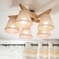 Brilagi - LED  Anbauleuchte ANTHONY 5xE14/40W/230V Eiche/beige