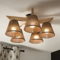 Brilagi - LED  Anbauleuchte ANTHONY 5xE14/40W/230V Eiche/braun