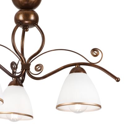 Brilagi - LED-Anbauleuchte ANTICO 3xE27/60W/230V bronzen