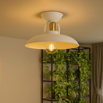 Brilagi - LED Anbauleuchte FLAMENGO 1xE27/60W/230V weiß