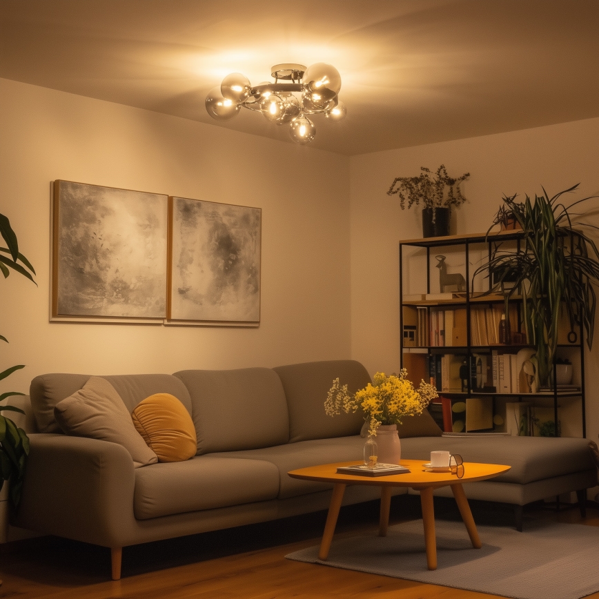 Brilagi - LED-Anbauleuchte MILLA 10xG9/3W/230V glänzendes Chrom/rauchig