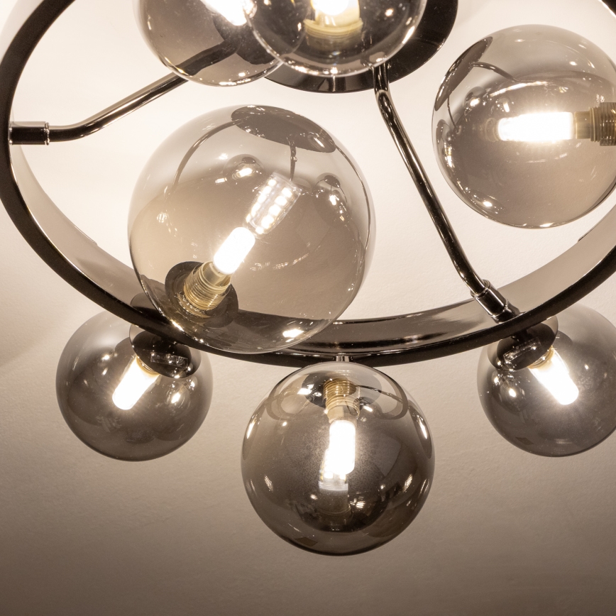 Brilagi - LED-Anbauleuchte MILLA 10xG9/3W/230V glänzendes Chrom/rauchig