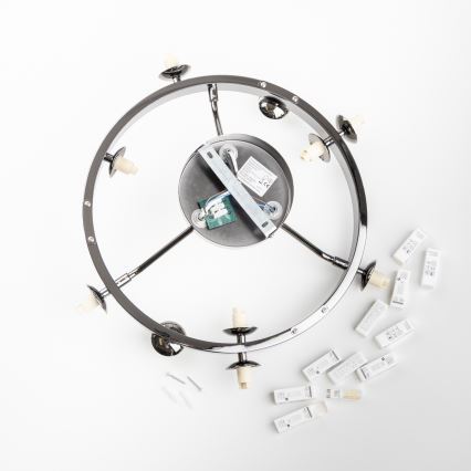 Brilagi - LED-Anbauleuchte MILLA 10xG9/3W/230V glänzendes Chrom/rauchig