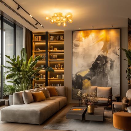 Brilagi - LED-Anbauleuchte MILLA 10xG9/3W/230V golden