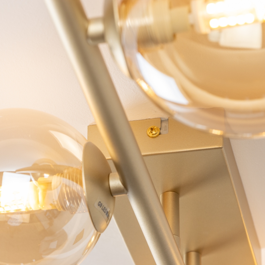 Brilagi - LED-Anbauleuchte MILLA 4xG9/3W/230V golden