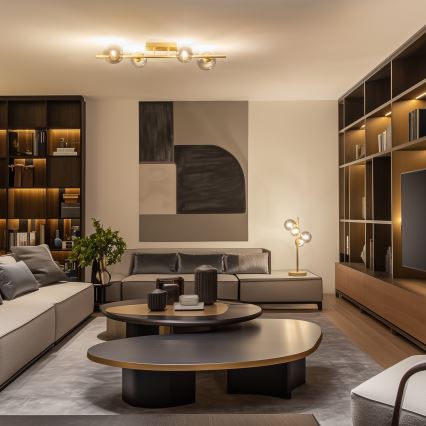 Brilagi - LED-Anbauleuchte MILLA 4xG9/3W/230V golden/rauchig