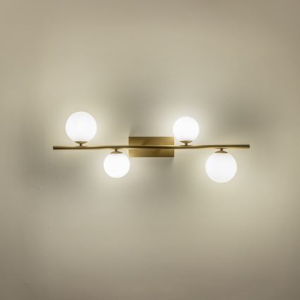 Brilagi - LED-Anbauleuchte MILLA 4xG9/3W/230V golden/weiß