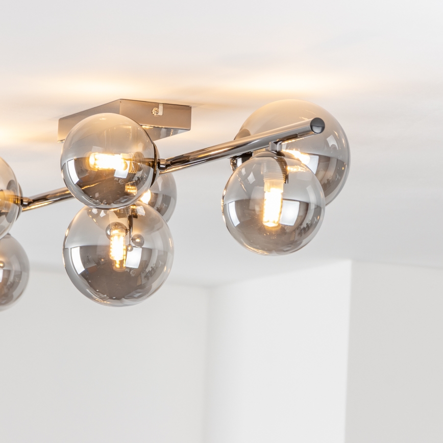 Brilagi - LED-Anbauleuchte MILLA 7xG9/3W/230V glänzendes Chrom/rauchig