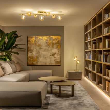 Brilagi - LED-Anbauleuchte MILLA 7xG9/3W/230V golden