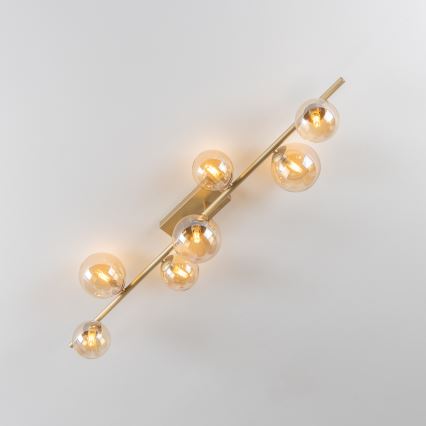 Brilagi - LED-Anbauleuchte MILLA 7xG9/3W/230V golden