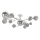 Brilagi - LED-Anbauleuchte MISTEL 15xG9/3W/230V glänzendes Chrom/rauchig
