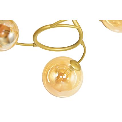 Brilagi - LED-Anbauleuchte MISTEL 15xG9/3W/230V golden