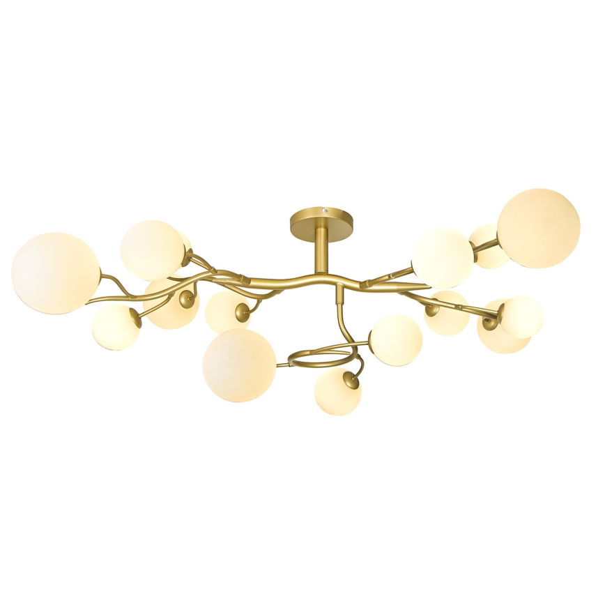 Brilagi - LED-Anbauleuchte MISTEL 15xG9/3W/230V golden/weiß