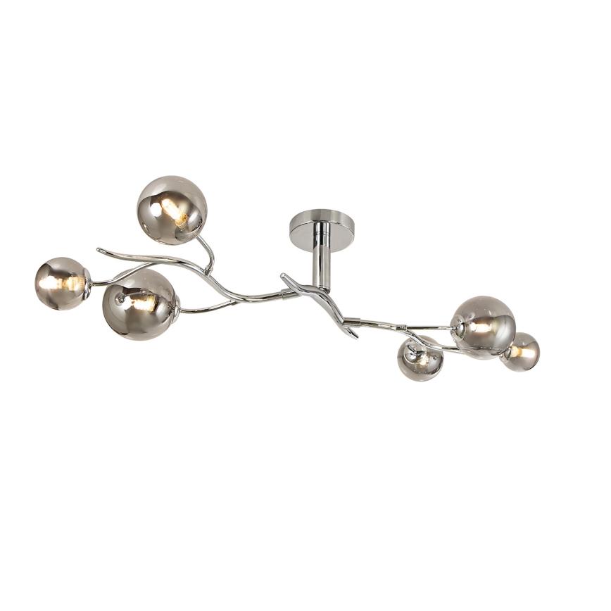 Brilagi - LED-Anbauleuchte MISTEL 6xG9/3W/230V glänzendes Chrom/rauchig