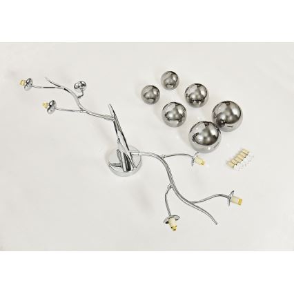 Brilagi - LED-Anbauleuchte MISTEL 6xG9/3W/230V glänzendes Chrom/rauchig