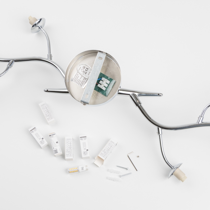 Brilagi - LED-Anbauleuchte MISTEL 6xG9/3W/230V glänzendes Chrom/rauchig