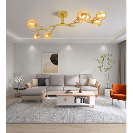 Brilagi - LED-Anbauleuchte MISTEL 6xG9/3W/230V golden