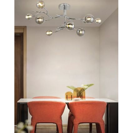 Brilagi - LED-Anbauleuchte MISTEL 9xG9/3W/230V glänzendes Chrom/rauchig
