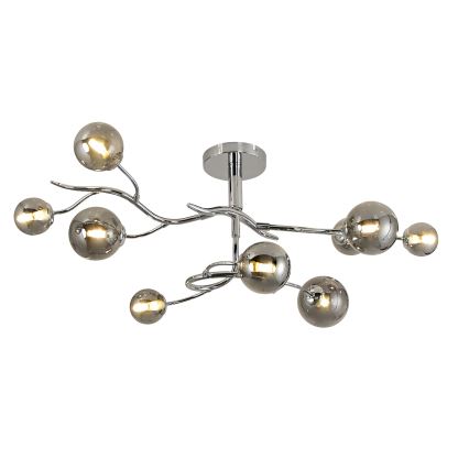 Brilagi - LED-Anbauleuchte MISTEL 9xG9/3W/230V glänzendes Chrom/rauchig