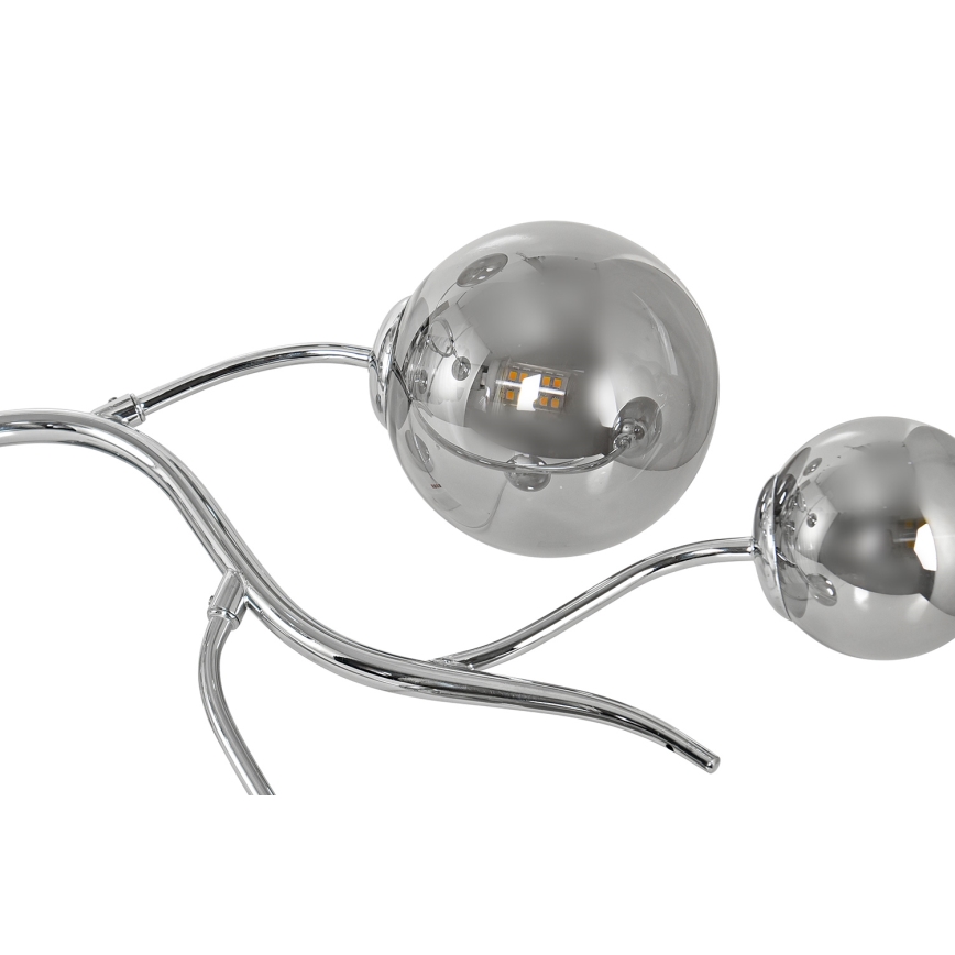 Brilagi - LED-Anbauleuchte MISTEL 9xG9/3W/230V glänzendes Chrom/rauchig