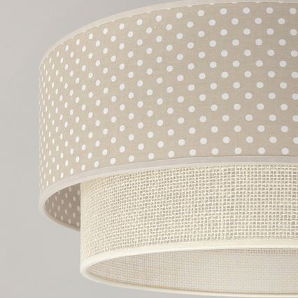 Brilagi - LED-Aufbau-Deckenleuchte BOHO BOBO 1xE27/60W/230V Ø 40 cm, gepunktet, beige/creme