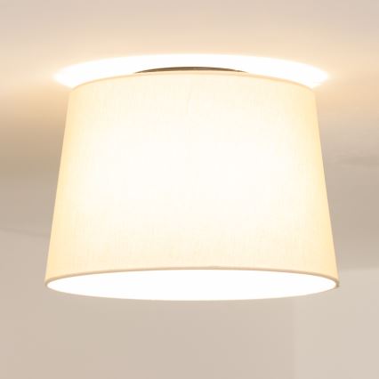 Brilagi - LED Aufbau-Deckenleuchte CERIA 1xE27/40W/230V Ø 30 cm beige
