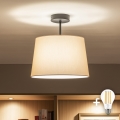 Brilagi - LED Aufbau-Deckenleuchte CERIA 1xE27/60W/230V Ø 30 cm schwarz/beige