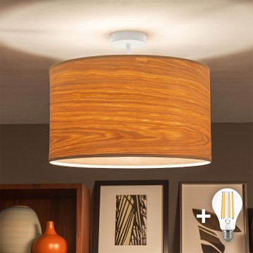 Brilagi - LED-Aufbau-Deckenleuchte CERIA 1xE27/60W/230V Ø 45 cm weiß/beige