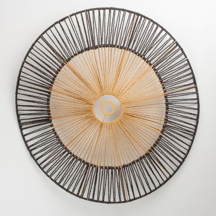 Brilagi - LED-Aufbau-Deckenleuchte CERIA BOHO, 1x E27/40W/230V, Ø 50 cm, schwarz/braun