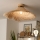 Brilagi - LED-Aufbau-Deckenleuchte CERIA BOHO 1xE27/40W/230V Ø 100 cm Rattan/Eiche