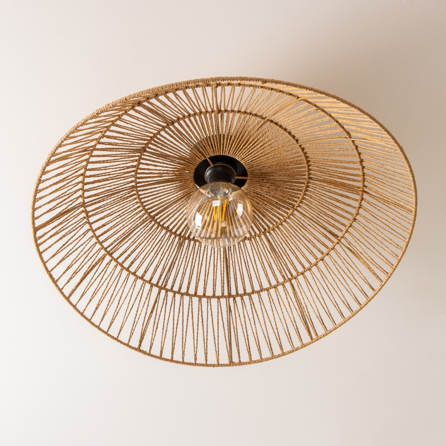 Brilagi - LED-Aufbau-Deckenleuchte CERIA BOHO 1xE27/40W/230V Ø 70 cm braun