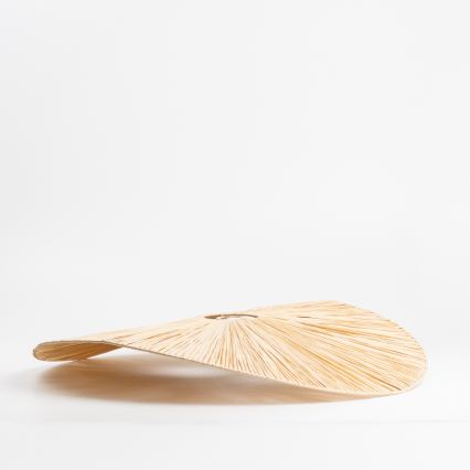 Brilagi - LED Aufbau-Deckenleuchte CERIA BOHO 1xE27/40W/230V Ø 80 cm Raffia/Eiche