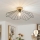 Brilagi - LED-Aufbau-Deckenleuchte CERIA WIRE 1xE27/40W/230V Ø 60 cm schwarz/Eiche