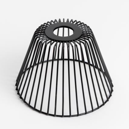 Brilagi - LED Aufbau-Deckenleuchte CERIA WIRE 1xE27/40W/230V Ø 80 cm Schwarz/Eiche