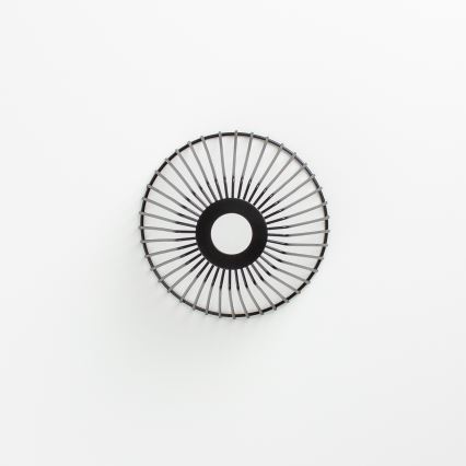 Brilagi - LED Aufbau-Deckenleuchte CERIA WIRE 1xE27/40W/230V Ø 80 cm Schwarz/Eiche