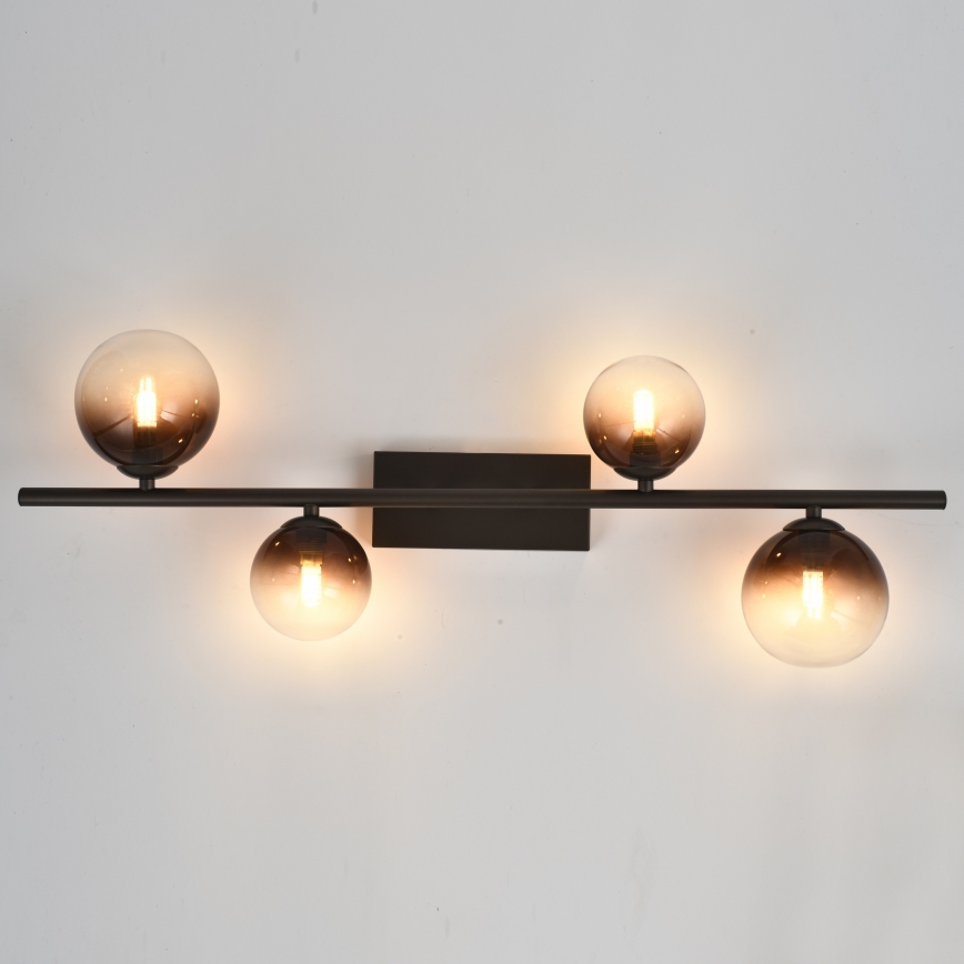 Brilagi - LED-Aufbau-Deckenleuchte MILLA 4xG9/3W/230V braun/rauchbraun