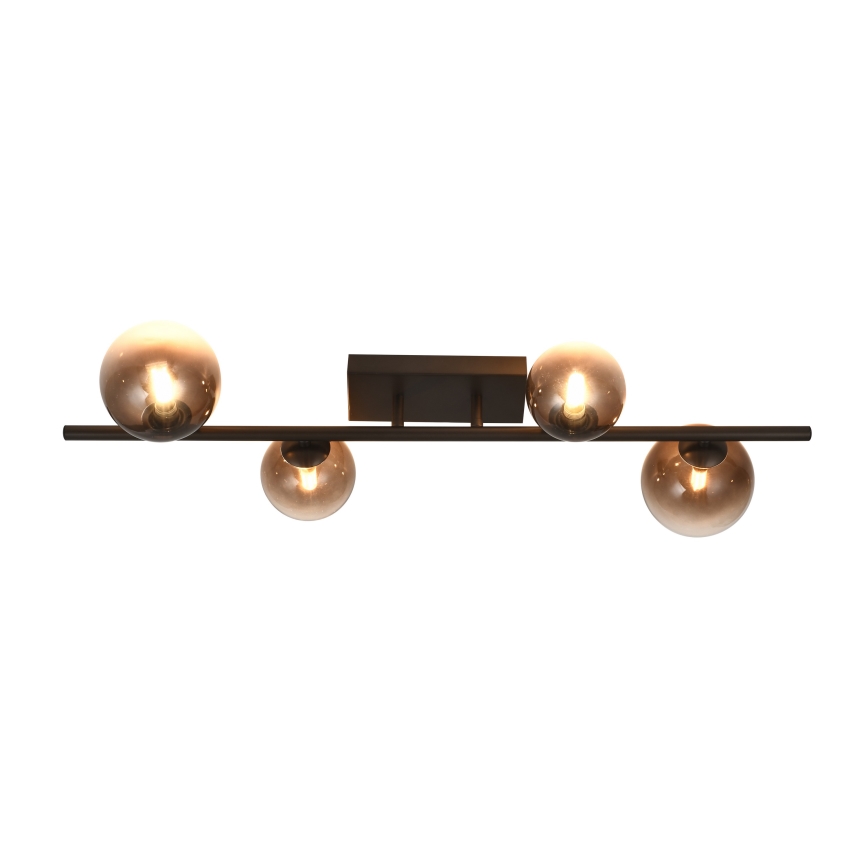 Brilagi - LED-Aufbau-Deckenleuchte MILLA 4xG9/3W/230V braun/rauchbraun