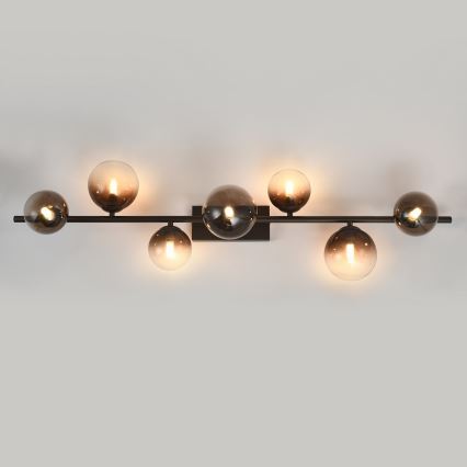 Brilagi - LED-Aufbau-Kronleuchter MILLA 7xG9/3W/230V braun/rauchbraun