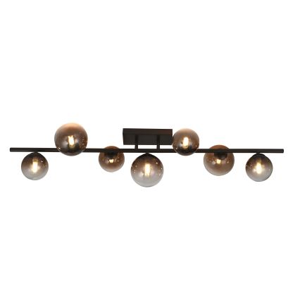 Brilagi - LED-Aufbau-Kronleuchter MILLA 7xG9/3W/230V braun/rauchbraun